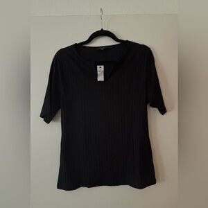 Banana Republic Black Short Sleeve Top